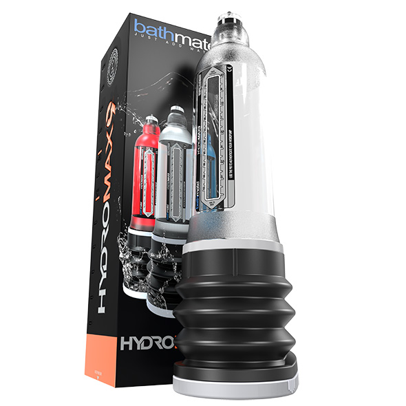 Bathmate - HydroMax9 Penis Pump Crystal Clear penio didinimo priemonė &ndash; nuotrauka 4