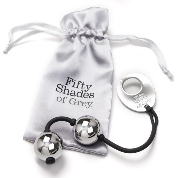 Fifty Shades of Grey - Metal Ben Wa Balls Vaginalinis kamuoliukas - rutuliukai &ndash; nuotrauka 3