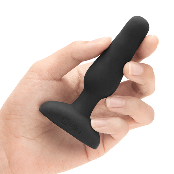 B-Vibe - Novice Remote Control Plug Black Analinis kai&scaron;tis &ndash; nuotrauka 5