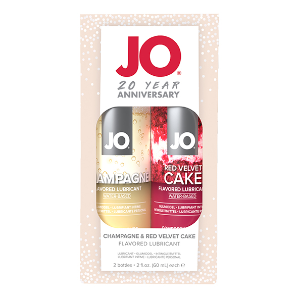 System jo - 20 Year Anniversary Gift Set Champagne 60 ml & Red Velvet Cake  dovanų rinkinys