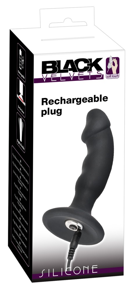 You2Toys rechargeables Black Velvets Rechargeable Plu Analinis kaištis