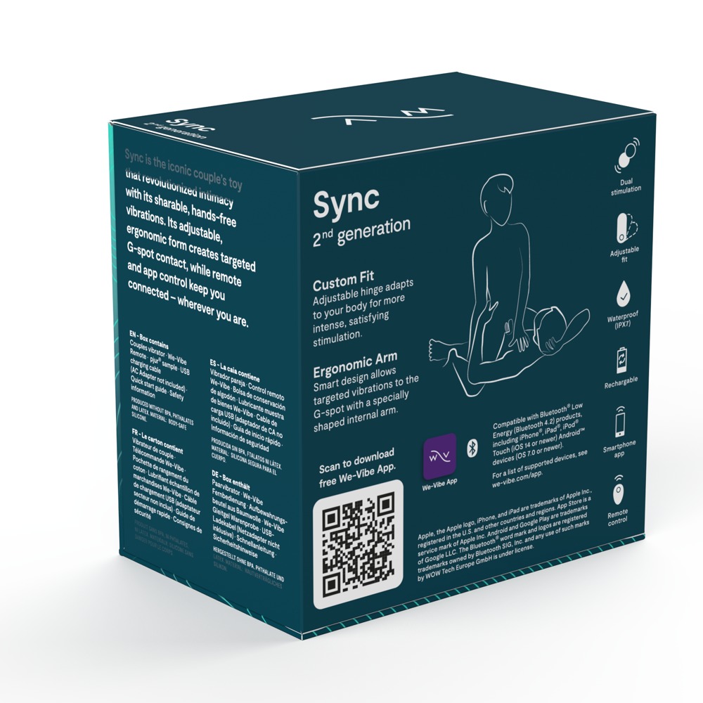 Sync2 by We-Vibe Velvet Green vibratorius poroms &ndash; nuotrauka 14
