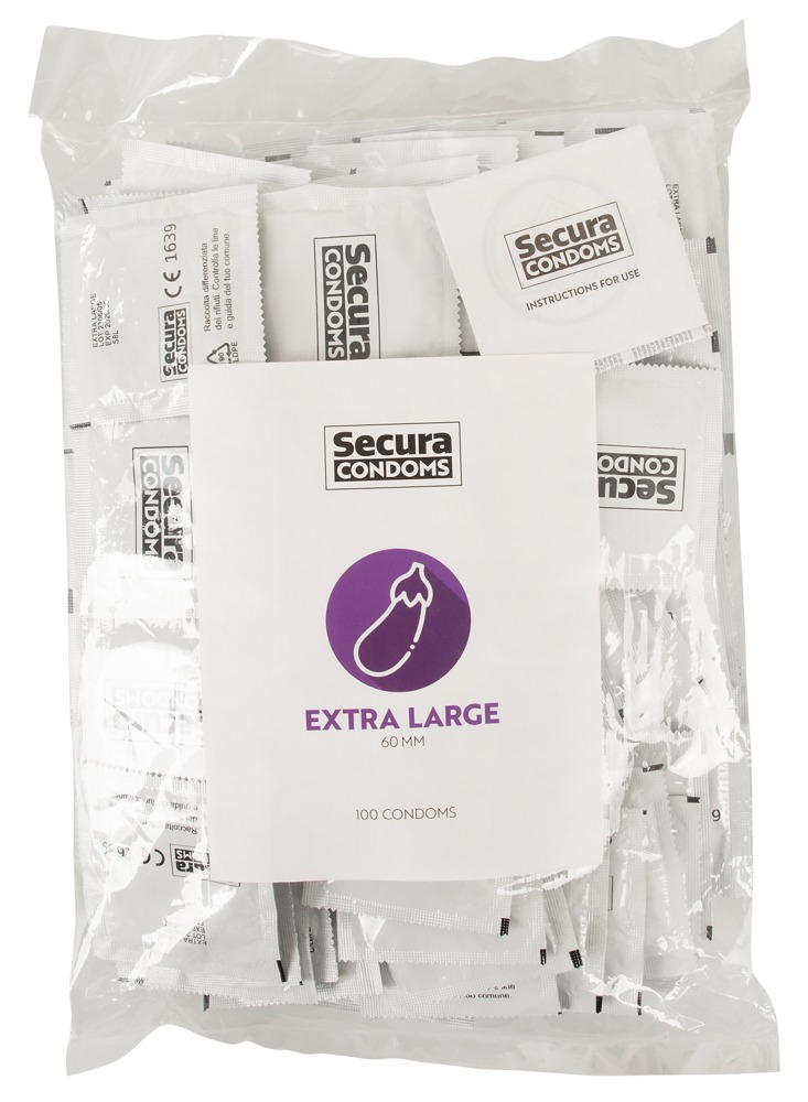 Secura Condoms Secura Extra Large100pcs Bag Prezervatyvai