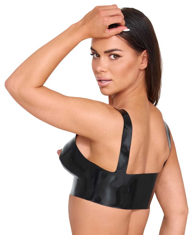 Late X Latex Top black 2XL Seksuali lateksinė apranga &ndash; nuotrauka 3