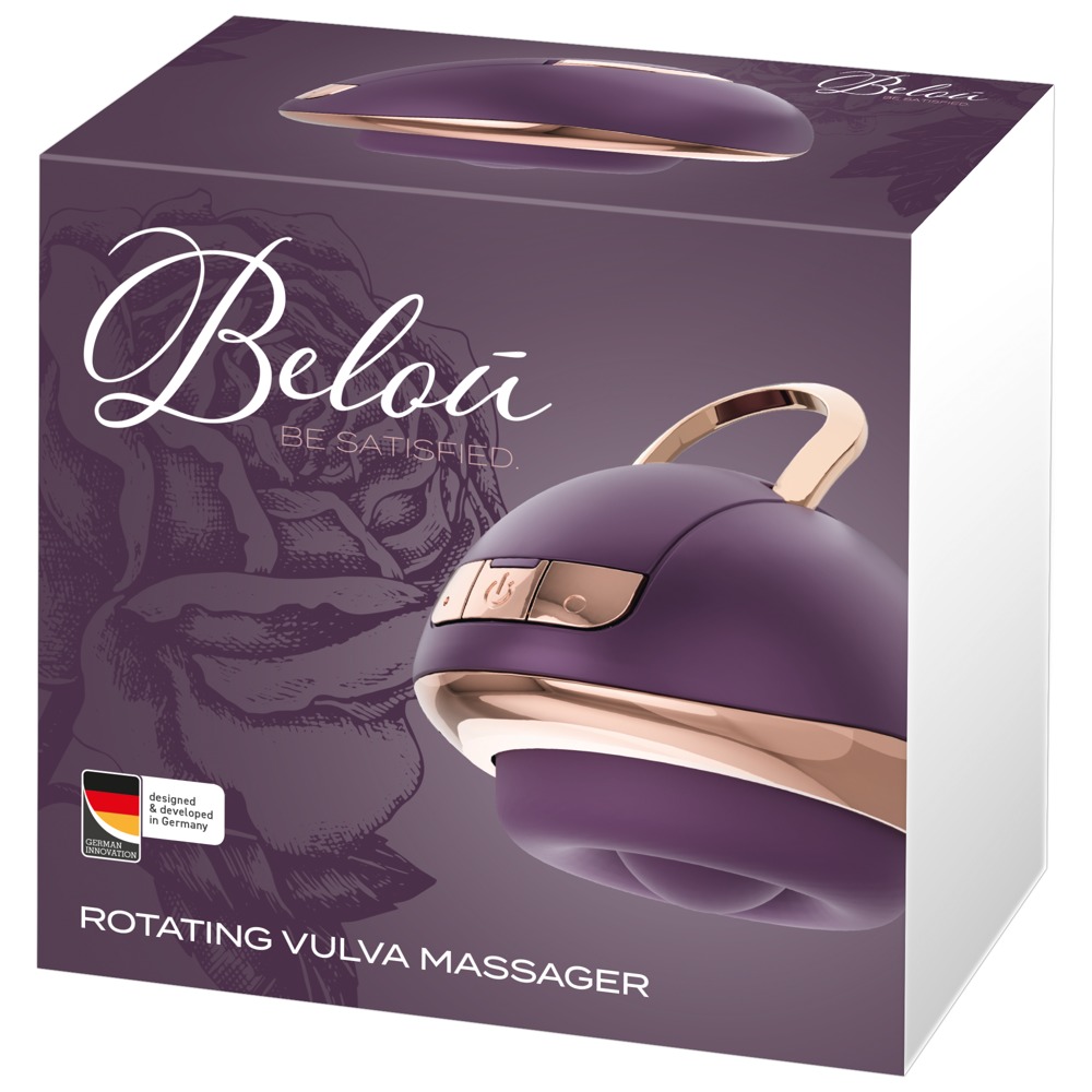 Belou Rotating Vulva Massager klitorinis vibratorius