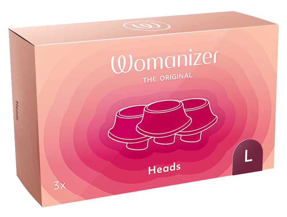 Womanizer W-Heads 3x Bordeaux L Sekso žaislo priedas