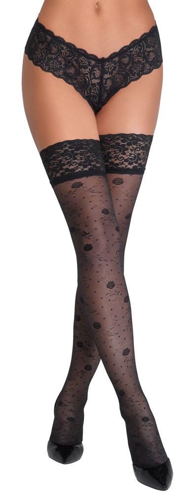 Cottelli legwear Hold-ups Rose 4 Prisegamos kojinės &ndash; nuotrauka 4