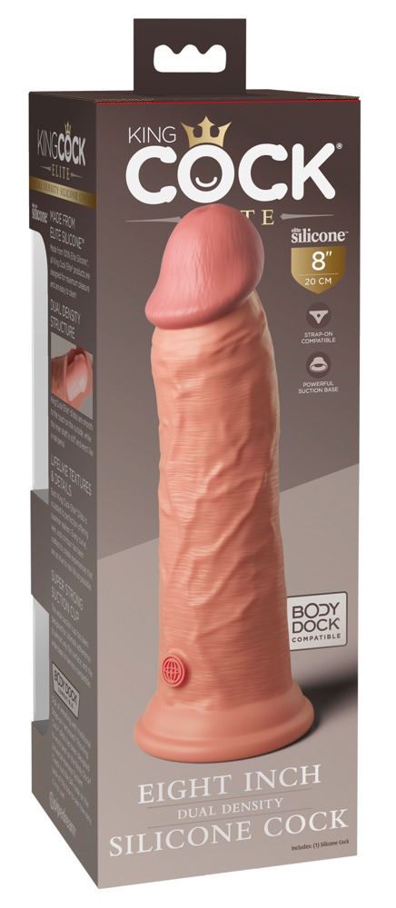 King Cock Elite kce 8 Dual Density Cock Light realisti&scaron;kas dildo &ndash; nuotrauka 5