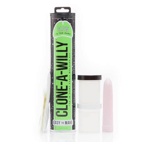 Clone-A-Willy - Kit Glow-in-the-Dark Green klonavimo rinkinys &ndash; nuotrauka 3