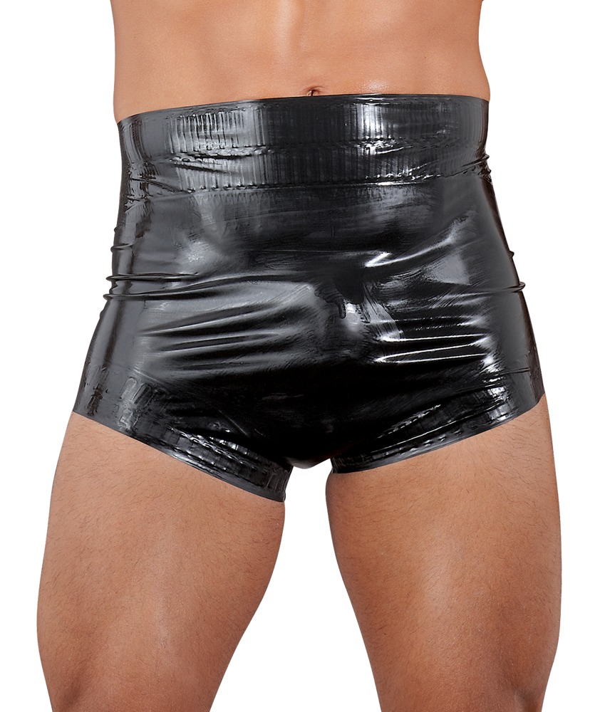 Late X Latex Diaper Briefs black 2XL vyri&scaron;ka lateksinė apranga &ndash; nuotrauka 2