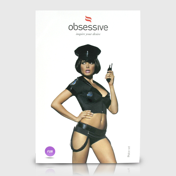 Obsessive - Police Set Costume S/M Teminis kostiumas &ndash; nuotrauka 7