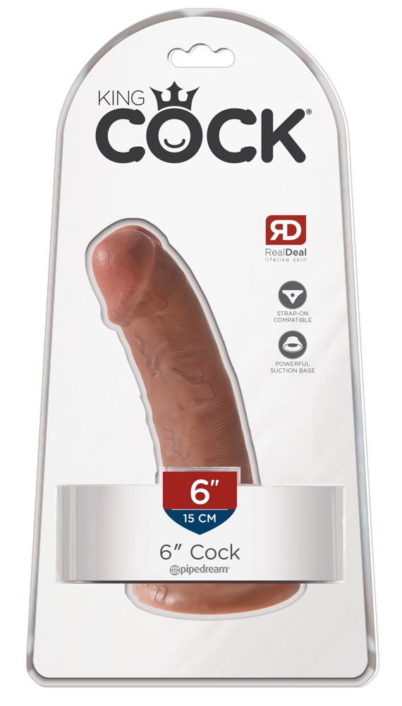 King Cock 6" Cock-Tan realistiškas dildo