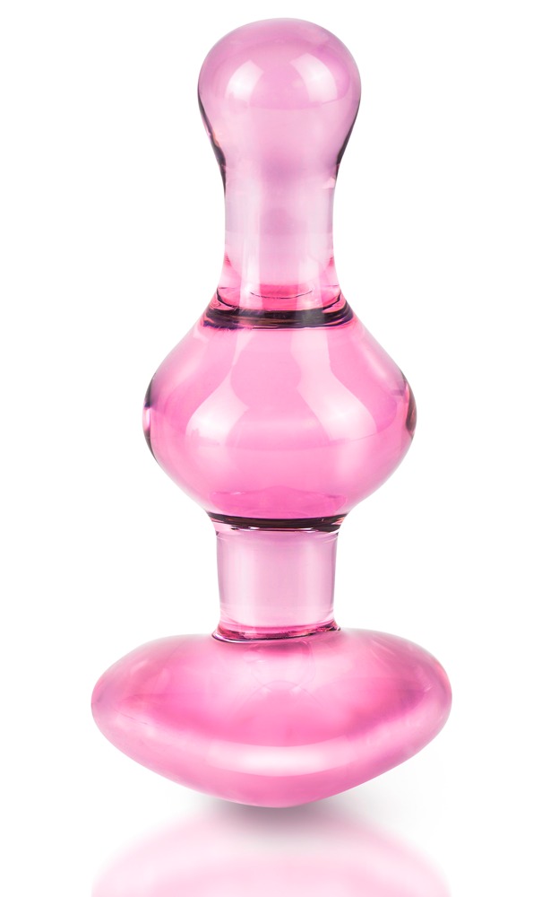 Icicles No. 75 Pink stiklinis dildo &ndash; nuotrauka 2