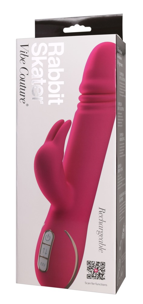 Vibe Couture Rabbit Skater Pink vibratorius kiškutis