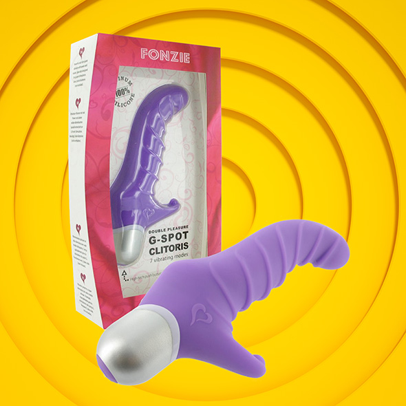 FeelzToys - Fonzie Vibrator Purple vibratorius kiškutis