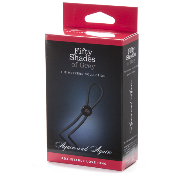 Fifty Shades of Grey - Adjustable Cock Ring Black Penio žiedas - užveržėjas &ndash; nuotrauka 4