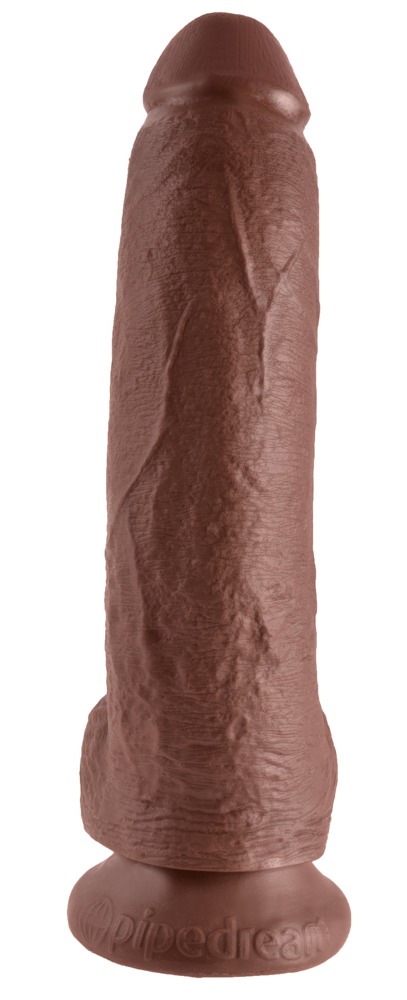 King Cock kc 9" Cock with Balls Brown realisti&scaron;kas dildo &ndash; nuotrauka 3