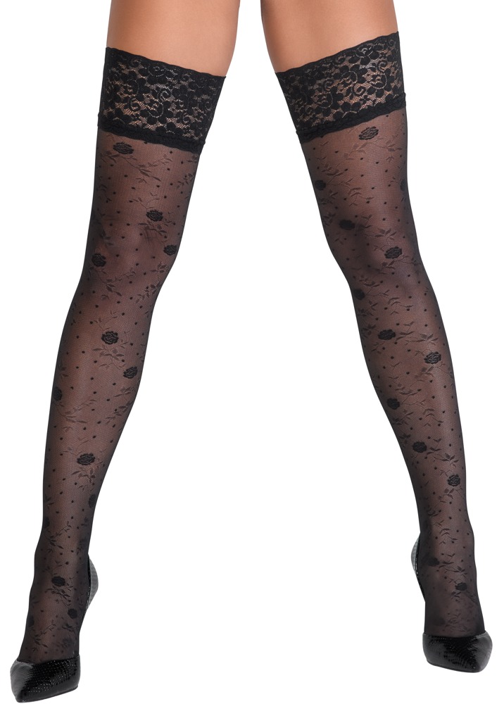 Cottelli legwear Hold-ups Rose 4 Prisegamos kojinės &ndash; nuotrauka 2