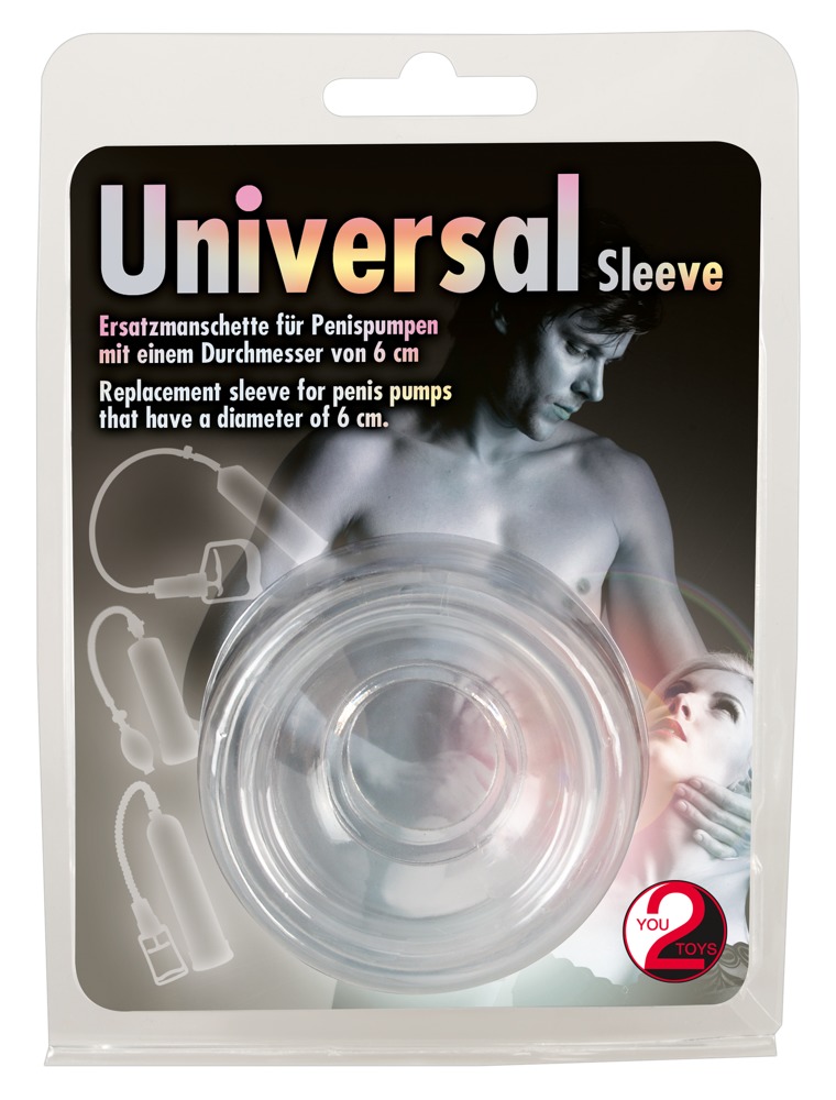 You2Toys Universal Sleeve clear Sekso žaislo priedas