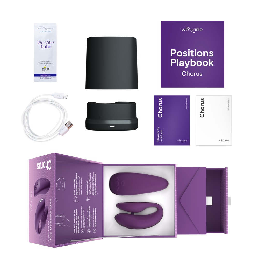 Chorus by We-Vibe Purple vibratorius poroms &ndash; nuotrauka 16
