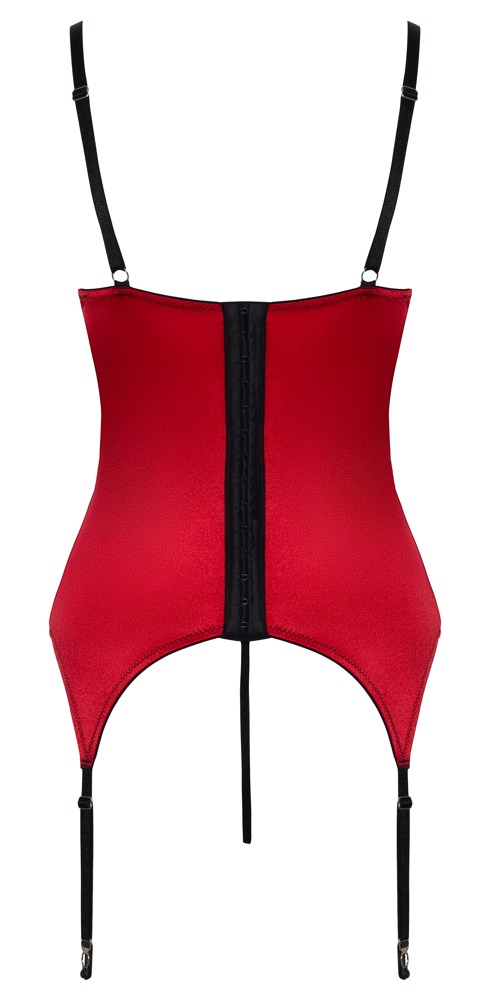 Cottelli lingerie Cami Suspenders red L Seksuali liemenėlė &ndash; nuotrauka 7