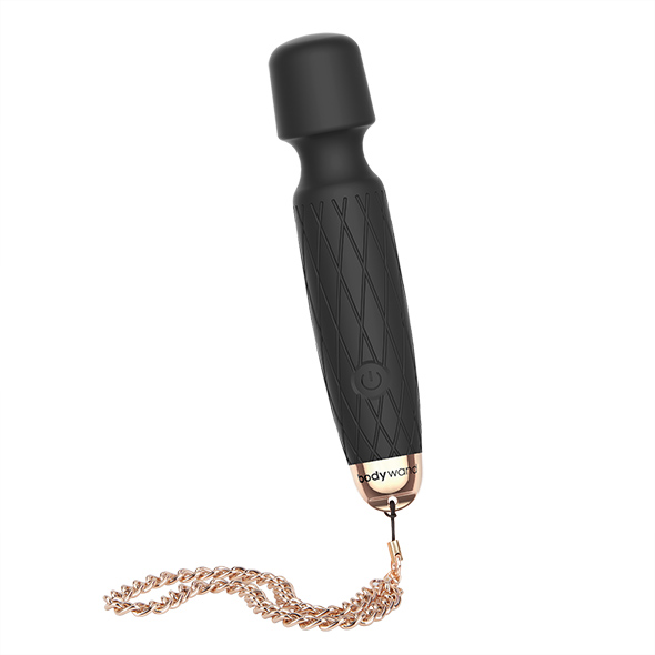 Bodywand - Luxe Mini usb Wand Vibrator Black vibruojantis masažuoklis