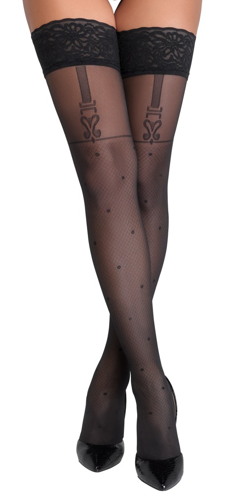 Cottelli legwear Hold-ups Flirt 4 Prisegamos kojinės &ndash; nuotrauka 2