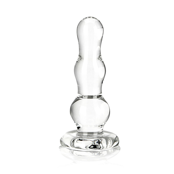 Glas - Glass Butt Plug 10,2 cm Stiklinis analinis žaislas