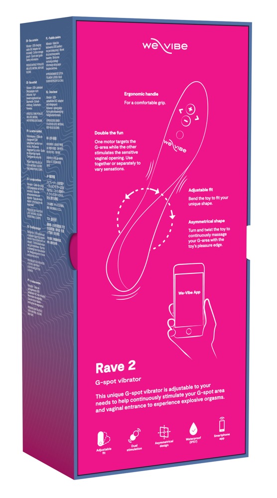 We Vibe Rave 2 by We-Vibe Fuchsia G ta&scaron;ko vibratorius &ndash; nuotrauka 13