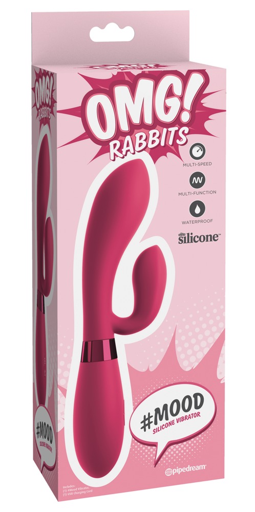 OMG! Rabbits #Mood Silicone Vi vibratorius kiškutis