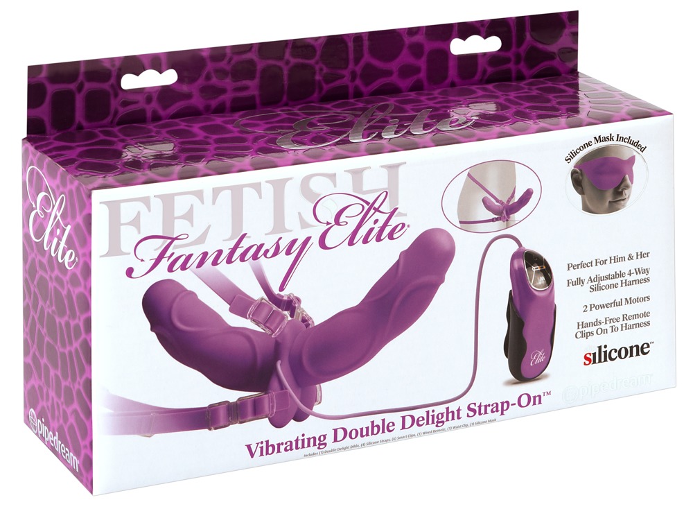 Fetish Fantasy Elite ffe Vibrating Double Strap-On Strap-on dildo