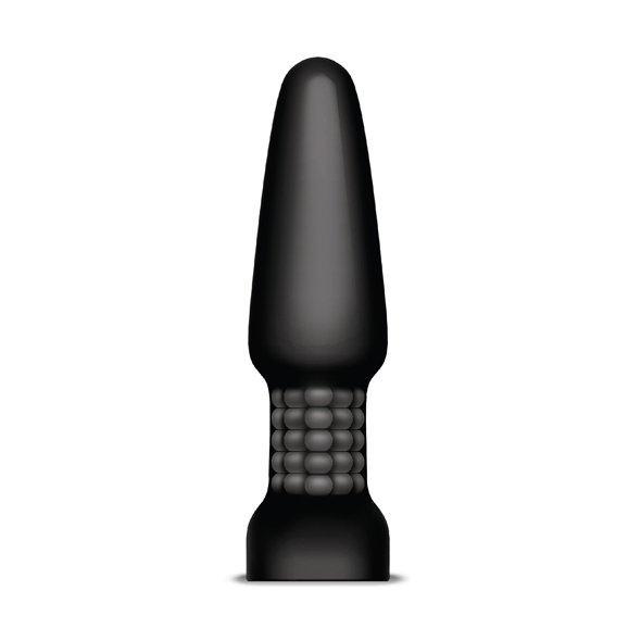 B-Vibe - Rimming Remote Control Plug 2 Black Analinis kai&scaron;tis &ndash; nuotrauka 2