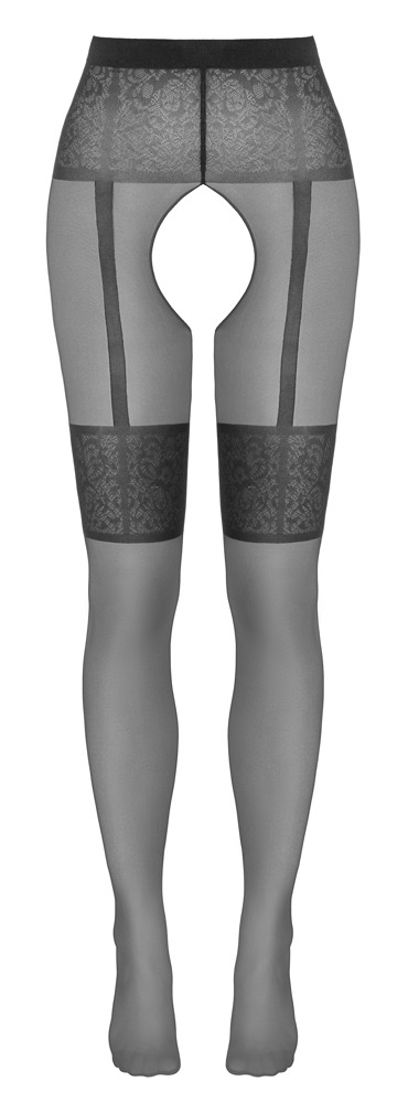 Cottelli legwear Crotchless Tights 2 Prisegamos kojinės &ndash; nuotrauka 7
