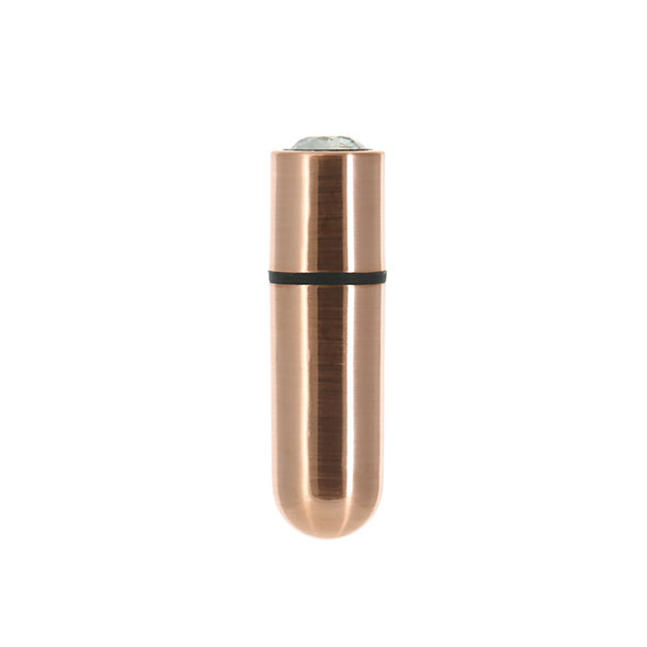 PowerBullet - First Class Mini Bulllet with Crystal 9 Function Rose Gold bullet vibratorius