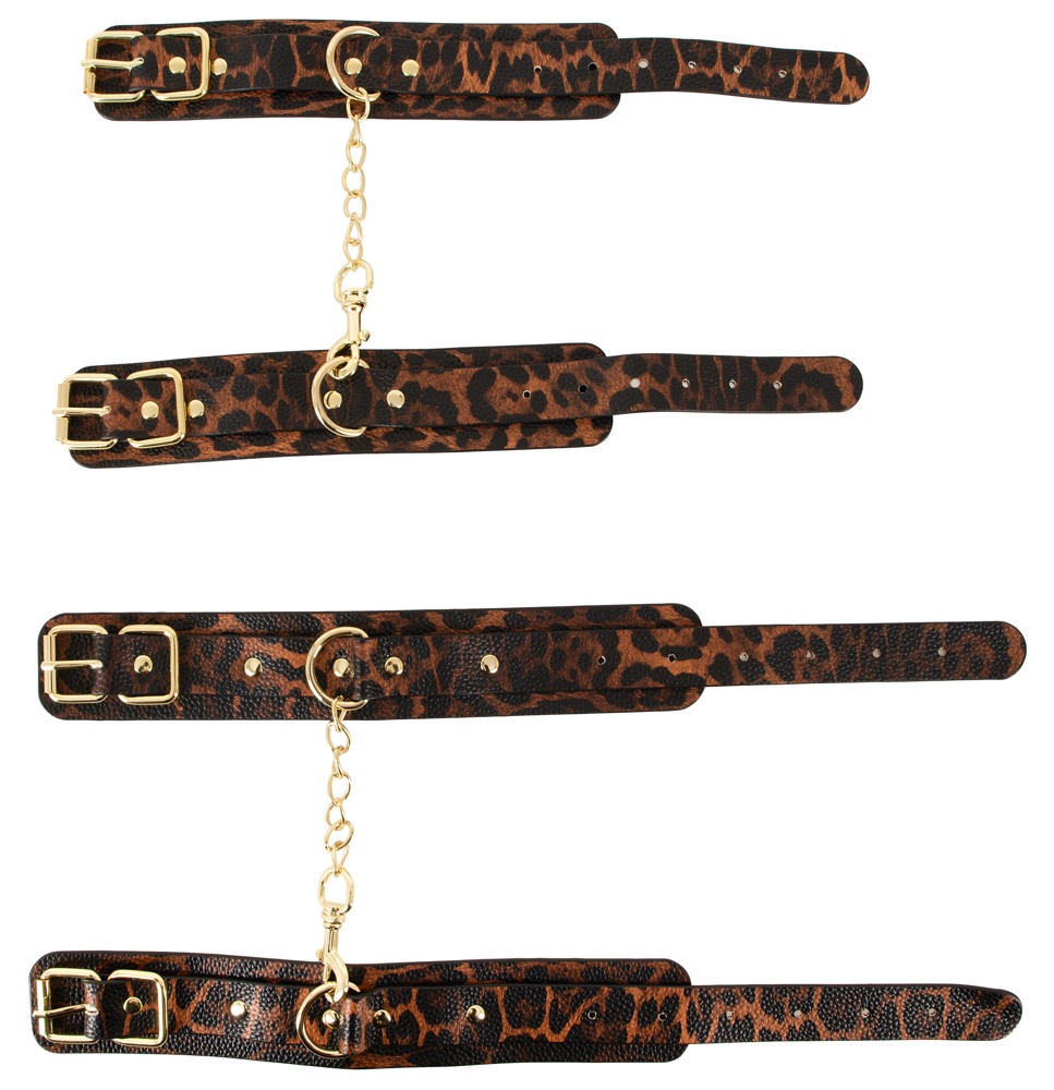 Bad Kitty Restraint SetLeopard pančiai, virvė, antrankiai &ndash; nuotrauka 10