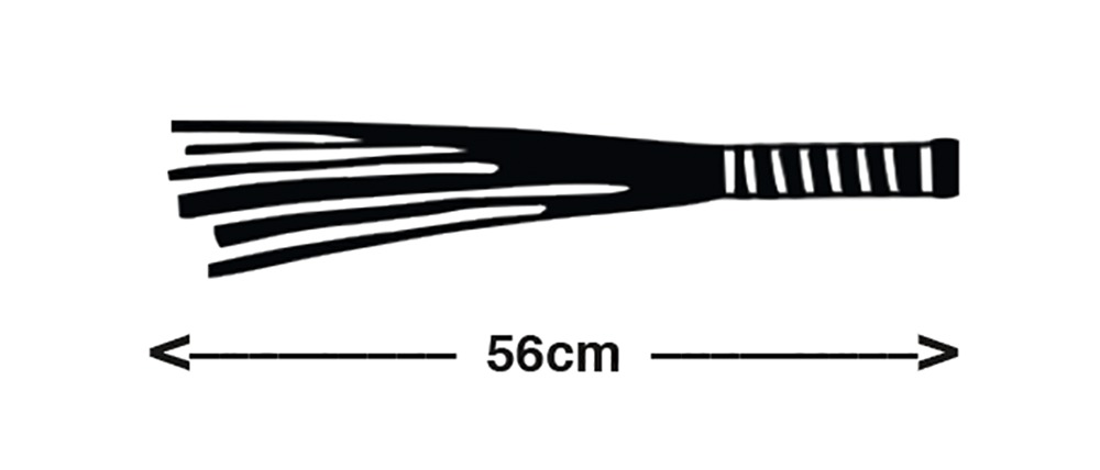 Zado Leather Flogger botagas seksui &ndash; nuotrauka 4
