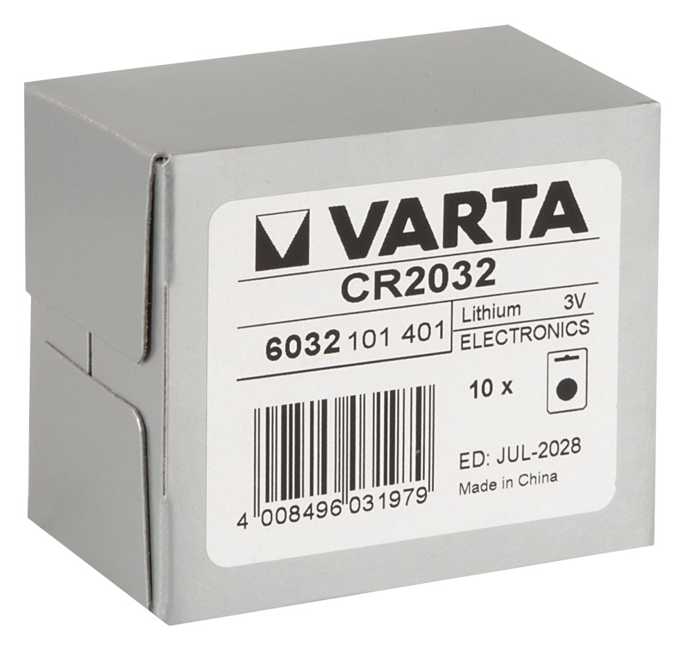 Battery Varta CR2032 10x1 elementai