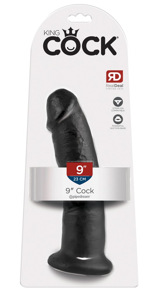 King Cock kc 9" Cock Dark realistiškas dildo
