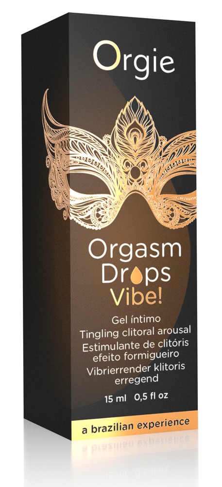 Orgie Orgasm Drops Vibe! 15 ml stimuliuojantis gelis