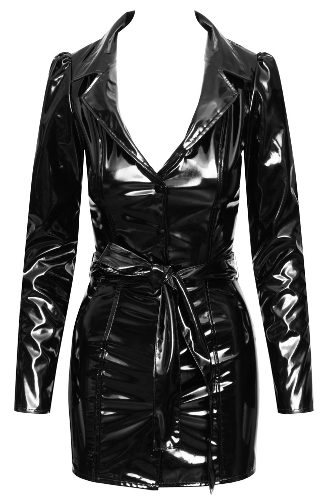 Black Level Vinyl Dress M Seksuali lateksinė apranga &ndash; nuotrauka 4