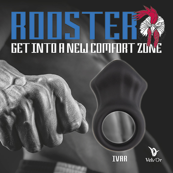 VelvOr Velv'Or - Rooster Ivar Knot Design Cock Ring Penio žiedas - užveržėjas &ndash; nuotrauka 5