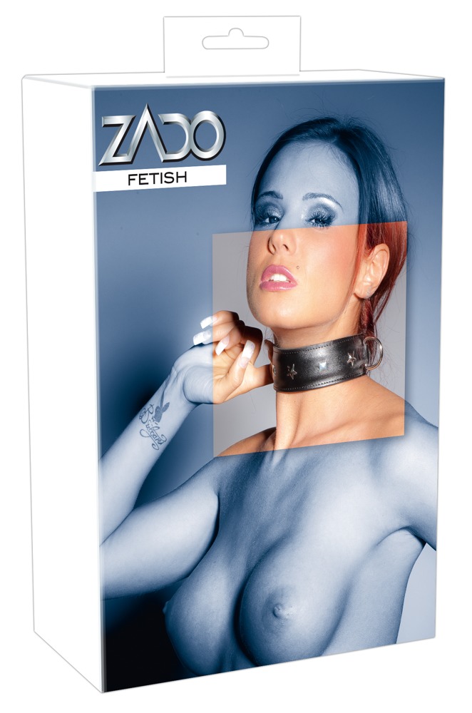 Zado Leather Collar Studs Seksuali lateksinė apranga