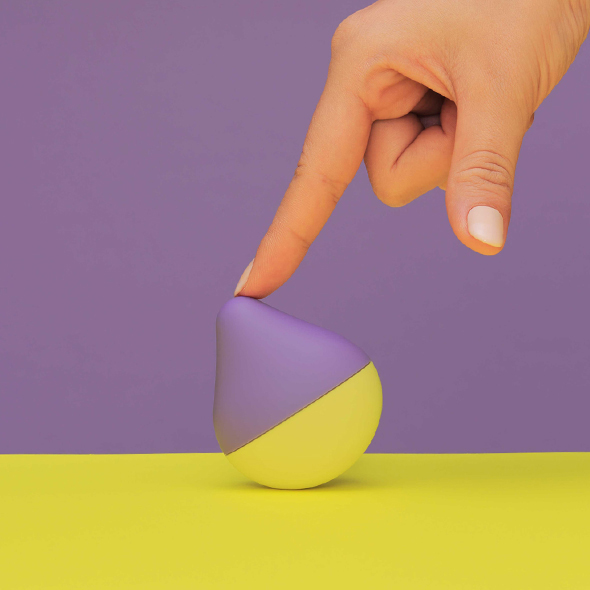 Iroha by Tenga - Mini Vibrator Fuji Lemon klitorinis vibratorius &ndash; nuotrauka 5