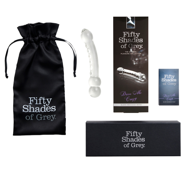 Fifty Shades of Grey - Glass Massage Wand stiklinis dildo &ndash; nuotrauka 5