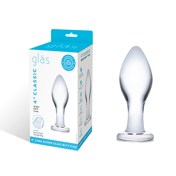 Glas - Classic Glass Butt Plug Stiklinis analinis žaislas &ndash; nuotrauka 2