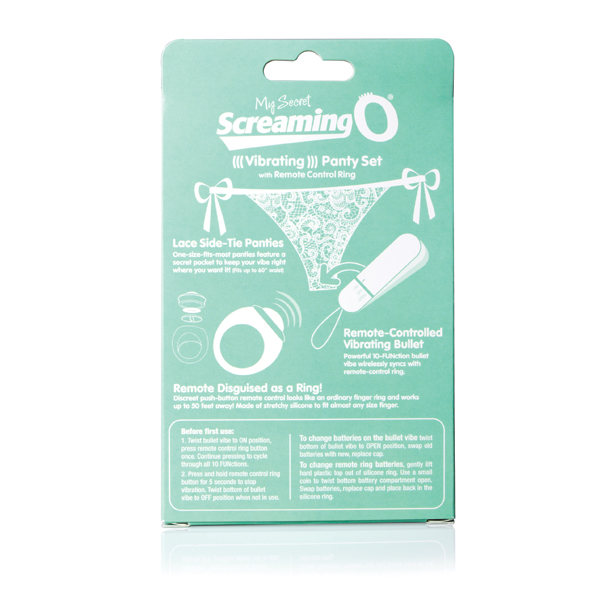 The Screaming O - Remote Control Panty Vibe White vibruojančios kelnaitės &ndash; nuotrauka 6
