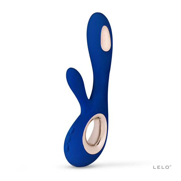 Lelo - Soraya Wave Midnight Blue vibratorius kiškutis
