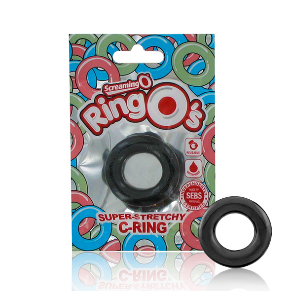 The Screaming O - The RingO Black Penio žiedas - užveržėjas