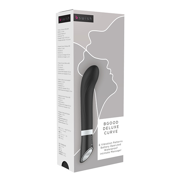 B Swish - bgood Deluxe Curve G-Spot Vibrator Black G ta&scaron;ko vibratorius &ndash; nuotrauka 2