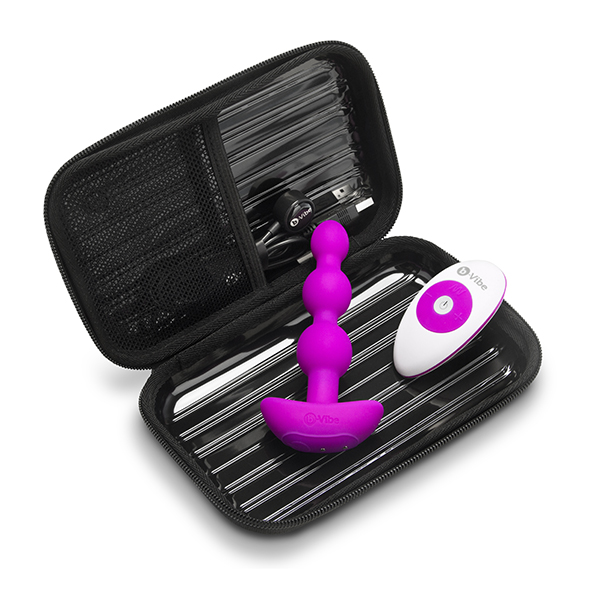 B-Vibe - Triplet Anal Beads Fuchsia Analinis kamuoliukas - rutuliukas &ndash; nuotrauka 9
